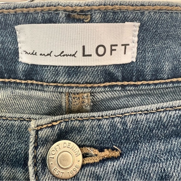 LOFT Flare & Wide Leg Blue Jeans - Picture 5 of 7